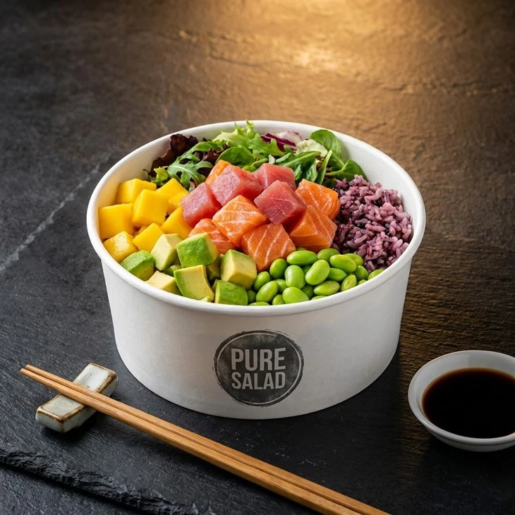 1700ml Brown Paper Bowls high quality