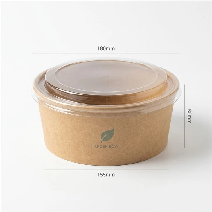 ชามกระดาษสีน้ำตาล 1700มล