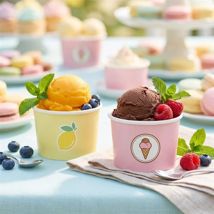 4oz Paper Ice Cream Cups high quality 4oz Paper Ice Cream Cups high quality